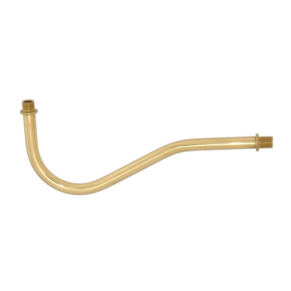 B&P Lamp® Brass Pin-Up Arm, 1/8M X 1/8M, 7" Length