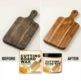 thumbnail image 5 of SSZMDLB under $5 Cutting Board Wax, Scented Cutting Board Polishing Wax, Food Grade Wood Nourishing Wax, Natural Beeswax Oil Blend, Refreshing Citrus Scent, For Wood Cutting Boards Utensils, 5 of 9