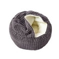 thumbnail image 3 of Small Medium Dog Cat Bed With Blanket Attached Round Calming Hooded Cozy Dog Cat Beds For Small Dogs Soft Cuddler Puppy Pet Bed And Dog Cat Burrow Bed AntiSlip Bottom, 3 of 4