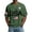 Army Green, variant on Men's USA Patriotic V-Neck T-Shirt American Flag Graphic Casual Tee USA 250th Anniversary Shirt