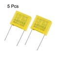 thumbnail image 2 of Uxcell 0.33uF 275VAC X2 MKP Capacitores de película de polipropileno de seguridad 5 paquetes, 2 of 4