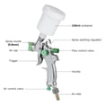 thumbnail image 3 of Gundeo Air Spray Gun Mini Pistola De Pintura Con Boquilla De 0,8 Mm De 0,8 Mm Para Pintar Muebles De Automóvil Muro, 3 of 7