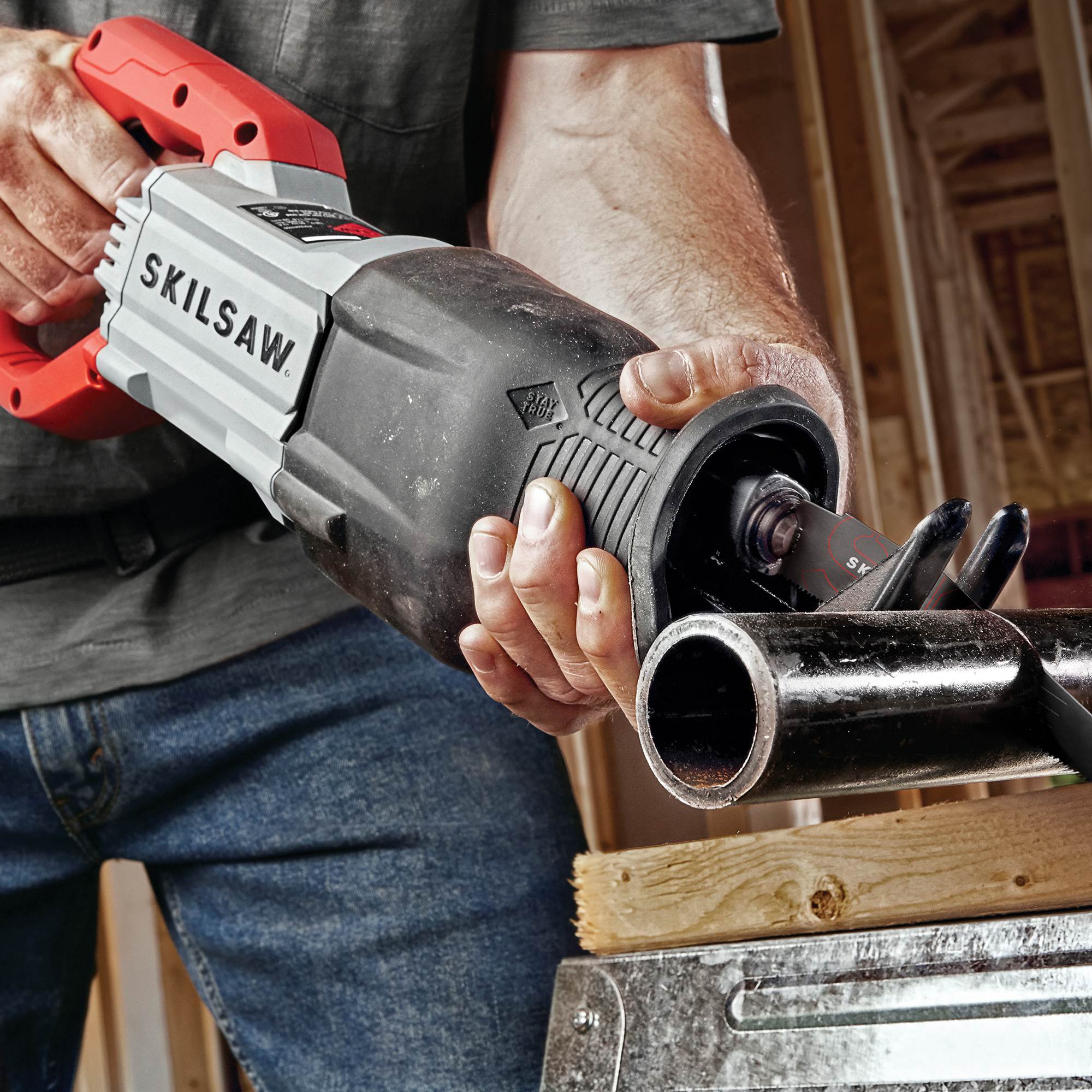 SKILSAW 13-Amp Reciprocating Saw with Buzzkill Technology, SPT44A-00 - image 4 of 8