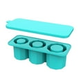 thumbnail image 5 of tasrioml Ice Cube Tray Mold for 30Oz & 40Oz Cups with Lid Bin Freezer Juice Whiskey Cocktail Silicone Hollow Cylindrical Ice Cube Shape Mold Summer Gifts, 5 of 8