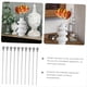thumbnail image 3 of 10 Piezas Poste de Extensión de Flores Plantas de Interior Manguera de Agua Extensión de Plantas de Interior Tallo de Flor Tallos de Flores de Plástico, Plata, 3 of 5