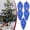 Blue, variant on YAZHPA 5Pcs Christmas Pinecone Ornament for Xmas Tree Wreath or Mantle, Holid Natural Pinecones Decor for Holiady Home Indoor, 2.96x1.77 Inch, Red