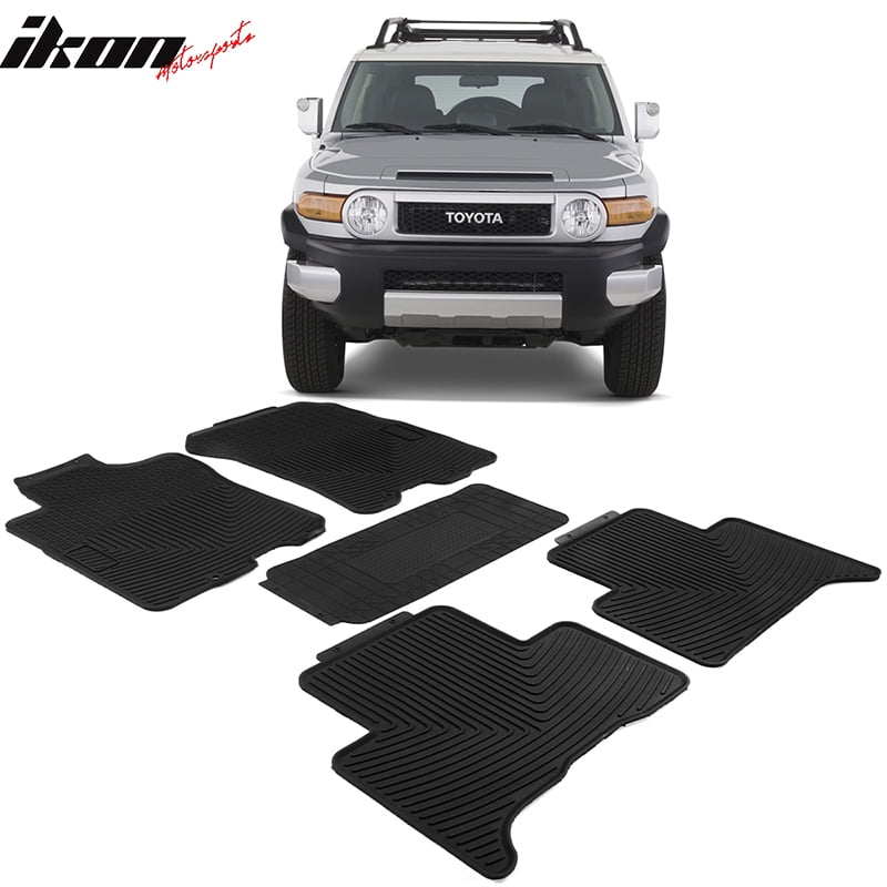 Compatible with 0714 Toyota FJ Cruiser Latex All Weather Floor Mat