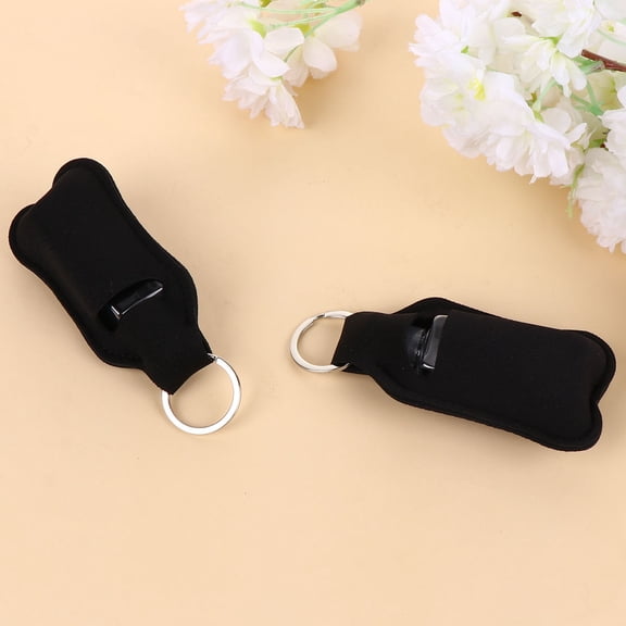 AURARMLET 6Pcs Key Chain Design Bottles For Travel With Neoprene Protective Cover