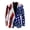 American Flag Pattern, variant on Lightweight Business Suit Jacket, Camo American Flag Polyester Slim Fit Casual Sport Coat for Prom Formal
