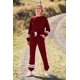 thumbnail image 2 of Conjunto Deportivo PRETTYGARDEN a Rayas Vino Tinto XL, 2 of 8