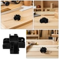 thumbnail image 3 of Raindrops 2 Pcs Connecteur de Support Central de Toit Noir pour Auvent Extérieur Tente Support Matériau Robuste, 3 of 8