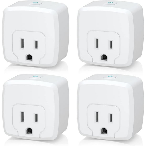 HBN Smart Plug Mini 15A, WiFi Smart Outlet Works with Alexa, Google