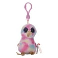 thumbnail image 2 of Ty Beanie Boos (Plastic Key Clip) - Kiwi the Pink Tie-Dye Kiwi Bird  – Glitter Eyes  - Stuffed Animal, 2 of 2