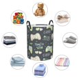 thumbnail image 3 of Lsque Gamers pattern Laundry Hamper Basket, Tall Woven Rope Hamper Basket for Clothes, Lightweight Storage Basket, Collapsible Waterproof-Medium, 3 of 8