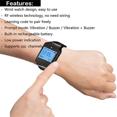 thumbnail image 4 of Wireless Restaurant Pager Calling System with Watch Call Button Office Food Truck Restaurant Coffee Call Bell Blue, 4 of 7