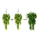 thumbnail image 4 of Paquete de 2 Plantas Colgantes Artificiales con 1600 Hojas, Hiedra Artificial para Decoración de Paredes Interiores y Exteriores, 76 Cm (29,9 Pulgadas), Vegetación Artificial Impermeable para El Hoga, 4 of 6