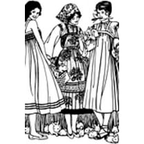 Folkwear Russian Settlers' Dress #128 Jumper Blouse Apron Traditional Sewing Pattern (Pattern Only) folkwear128