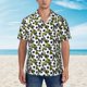 thumbnail image 2 of Fotbe Soccer and Football Camisa Hawaiana para Hombre Unisex – Camisa Casual de Verano con Botones de Manga Corta de Algodón y Lino,XX-Large, 2 of 7