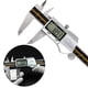 thumbnail image 3 of Conversión de pulgadas/milímetros de regla de calibre de calibrador a vernier digital de metal 0-200 mm Jinwen Calibrador digital, 3 of 8