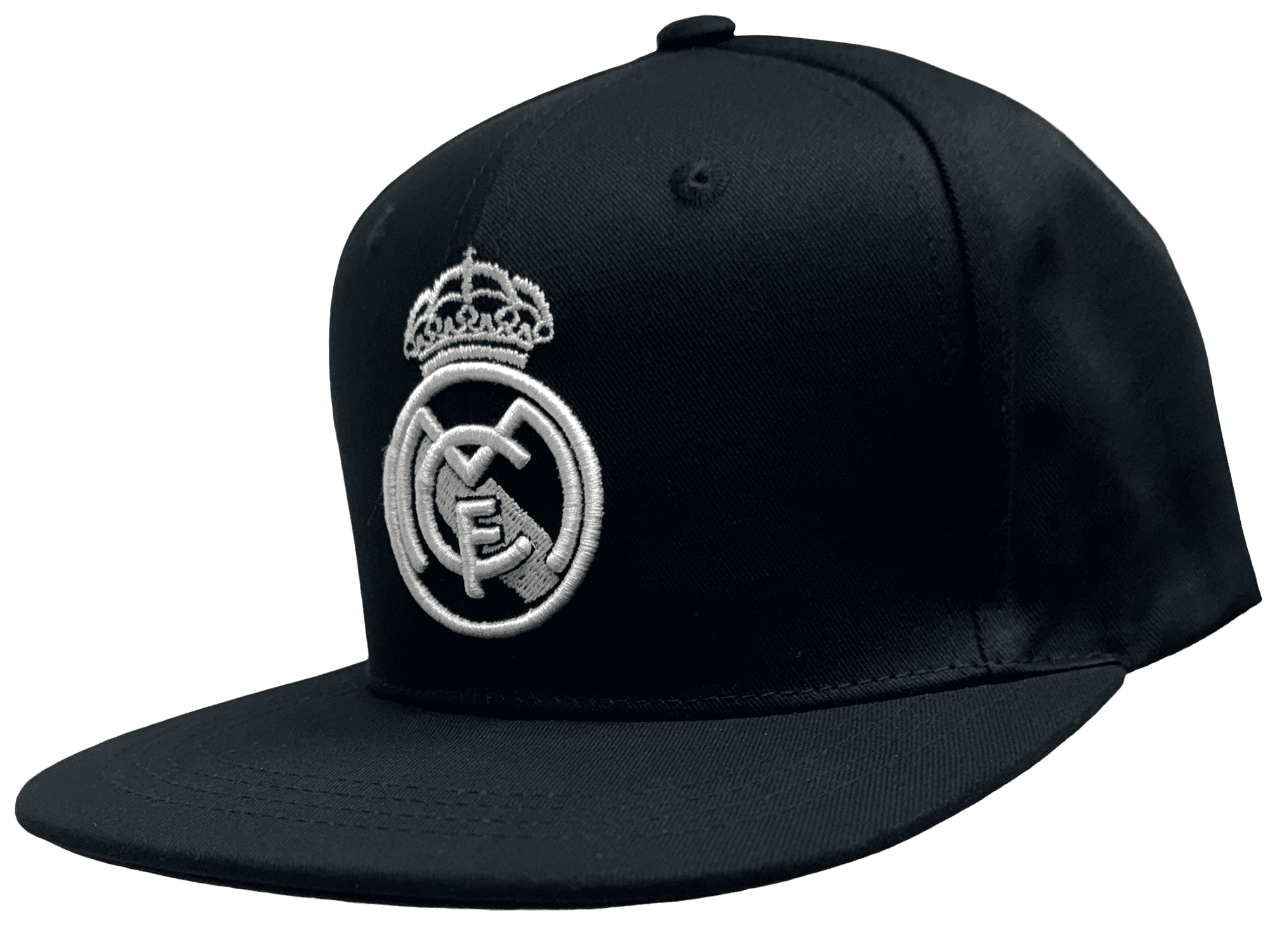 Icon Sports Real Madrid Black Snapback Hat - Official Soccer Cap