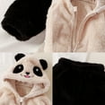 thumbnail image 4 of Gerichy Toddler Baby Boy Clothes Fall Winter Outfit, Toddler Girls Winter Long Sleeve Panda Rabbit Prints Fleece Hoodie Tops Pants 2PCS Outfits Clothes Set, 4 of 4