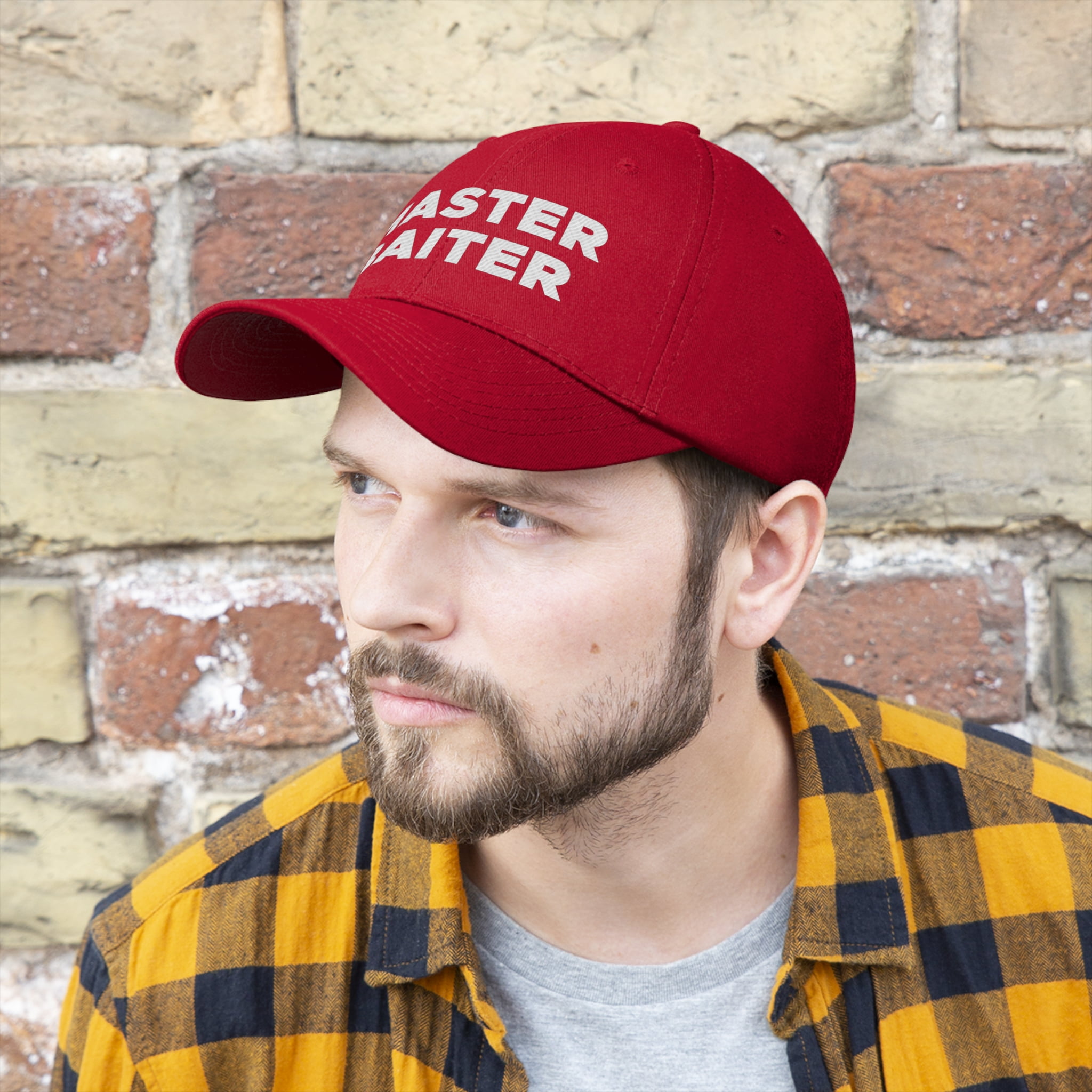 Funny Fishing Hat, Master Baiter Hat (Embroidered) 