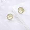 thumbnail image 2 of Tree of Life Earrings Women Ladies Girls with Cubic Zirconia, Hypoallergenic Earrings for Mother's Day Birthday, 2 of 5