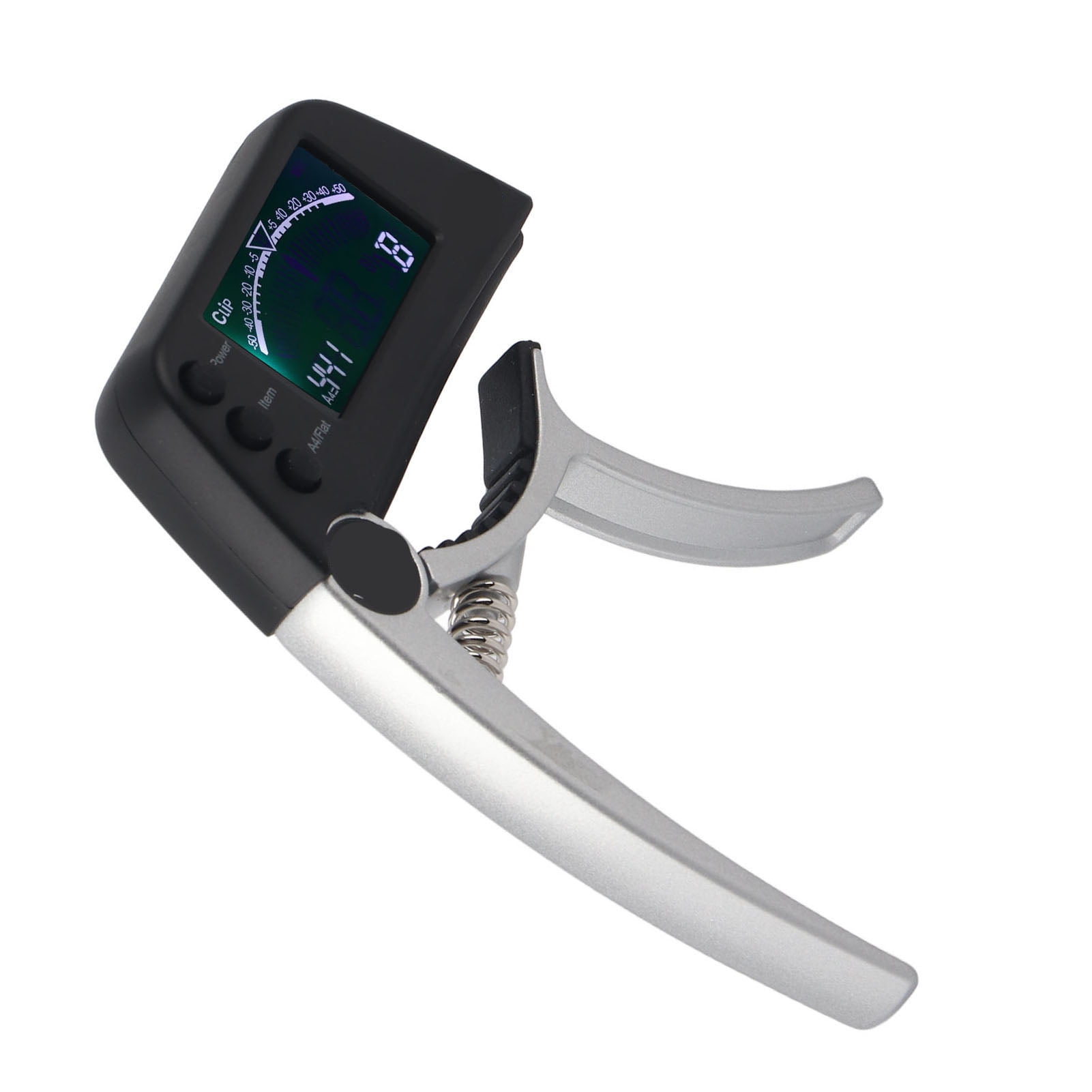 2,in,1 Guitar Capo Tuner w/ LCD, Precise Tuning for Acoustic  Electric Guitars