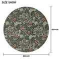 thumbnail image 6 of Round Waterproof Tablecloth 60×60 Inch, Boho Style Reusable Indoor/Outdoor Durable Table Cover for Party Kitchen Dinner Room Decor, 6 of 6