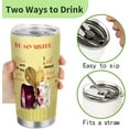 thumbnail image 5 of Sisters Gifts from Sister - Birthday Gifts for Sister from Big/Little Sister- Christmas, Mother''s Day, Brother, Soul Sister, Best Friend - Stainless Steel To my Sister Sunflower Tumbler 20 oz, 5 of 6