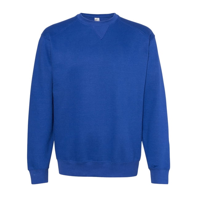 C2 Sport Chandail en Molleton Ras du Cou pour Hommes, m, Royal