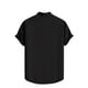thumbnail image 4 of pstuiky camisetas para hombre, Blusa de manga corta con cuello redondo y empalme irregular para hombre ropa de hombre l, 4 of 4