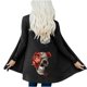 thumbnail image 1 of Moda mujer Halloween estampado manga larga cárdigan otoño abrigo blusa Tops Pompotops  qwe21533, 1 of 6