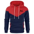 thumbnail image 2 of Sudaderas con capucha estampadas para hombre, ropa deportiva para exteriores, Sudadera con capucha de pesca de moda, top a juego de dos colores, simplicidad callejera, Otoño e Invierno, 2 of 4
