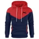 thumbnail image 2 of Sudaderas con capucha estampadas para hombre, ropa deportiva para exteriores, Sudadera con capucha de pesca de moda, top a juego de dos colores, simplicidad callejera, Otoño e Invierno, 2 of 5