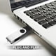 thumbnail image 2 of Unidades flash USB EASTBULL de 4 GB, paquete de 100 unidades USB 2.0, color negro, 2 of 7