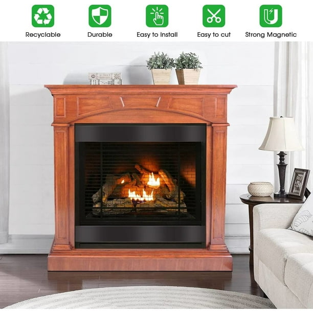 Magnet Fireplace Cover Fireplace Draft Blocker Fireplace - Temu Canada