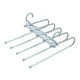 thumbnail image 2 of Perchas para pantalones que ahorran espacio, organizador multifuncional para pantalones, marco resistente antideslizante gris blanco, 2 of 9
