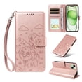 thumbnail image 4 of Funda Cartera GANGXUN con Diseño de Perrito en Relieve para iPhone 15 Plus , Protección 360° con Ranuras y Correa Desmontable, 4 of 6