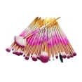 thumbnail image 3 of Make-Up Brushes, 20 Premium Cosmetic Make-Up Brush Set For Mixing Foundation Powder Blush Concealers Highlighter Eye Shadow Brush Kit (Rose Gold), 3 of 6
