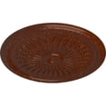 thumbnail image 3 of 36"OD x 1 1/2"P Juniper Ceiling Medallion (Fits Canopies up to 7"), Hand-Painted Burnished Mahogany Crackle, 3 of 5