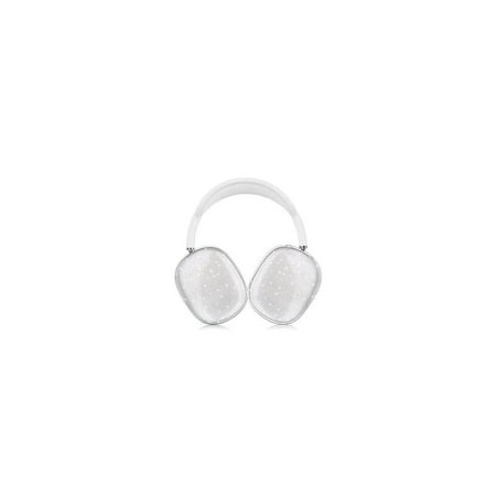 SaharaCase - Hybrid Flex Case for Apple AirPods Max - Transparent Sparkle