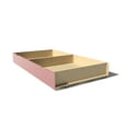 thumbnail image 3 of Sweeps Twin Size Trundle Bed Add-on For Bunk Beds, Pink, 3 of 4