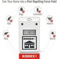 thumbnail image 5 of RIDDEX Plus Insect Repellent | Plug in, Mouse Deterrent - Pest Control for Defense Against Rats, Mice, Roaches, Bugs and Insects | Control Pests with No Toxins | White, 5 of 9