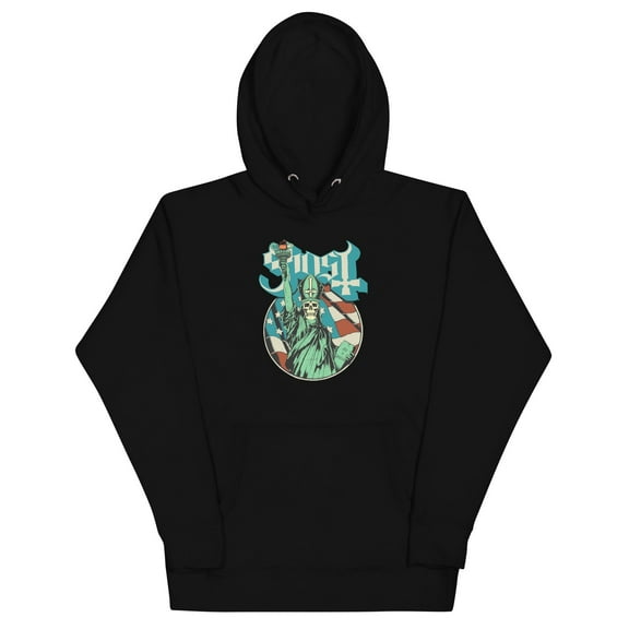 Ghost - Statue of Liberty Classic Unisex Hoodie - Black - Small