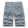 thumbnail image 2 of WREESH Men's Cargo Shorts Summer Fashion Solid Color Casual Shorts Athletic Shorts Cargo Shorts Outdoor Workout Shorts Gray, 2 of 7