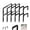 12, variant on Adjustable Outdoor Light String Hooks, No Drill Metal Hangers for Concrete Wall, Cinder Block and Fence