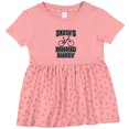 thumbnail image 3 of Inktastic Daddys Biking Buddy Girls Baby Dress, 3 of 5