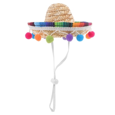 SHINYPASING Sombrero Mexican Theme Style Khaki 1Pack 5.89X5.89X2.95In