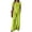 GO15_Green, variant on Resicozy 2 Peice Cotton Linen Sets for Women Short Sleeve Shirts Wide Leg Pants Comfy Breathable Summer Outfits Green XL